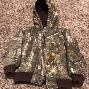 Carhartt Size 4T Winter Jacket Camo